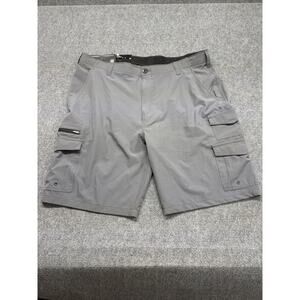 Iron Co Cargo Shorts Men’s Size 40 Gray Cargos Stretch Tech NWT